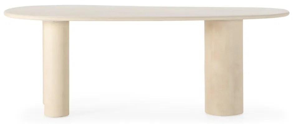 Tavolo da pranzo con effetto pietra 100x201 cm Daila – MOME