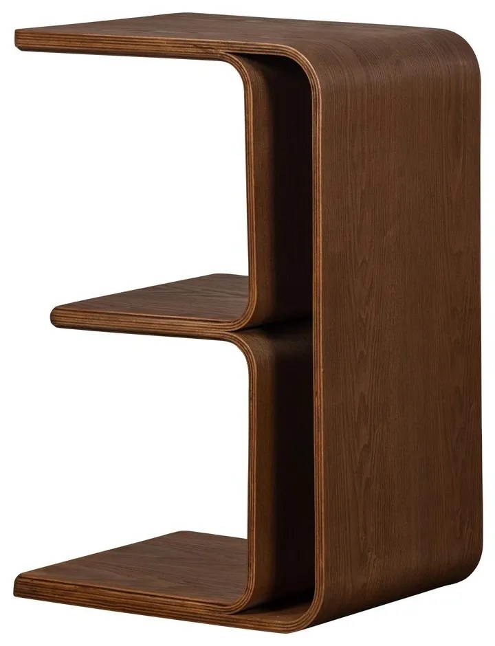 Tavolino con effetto noce 32x40 cm Frey – WOOOD