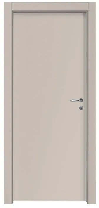 Porta interna a battente Leda in legno colore beige, L 90 x H 210 cm, apertura reversibile