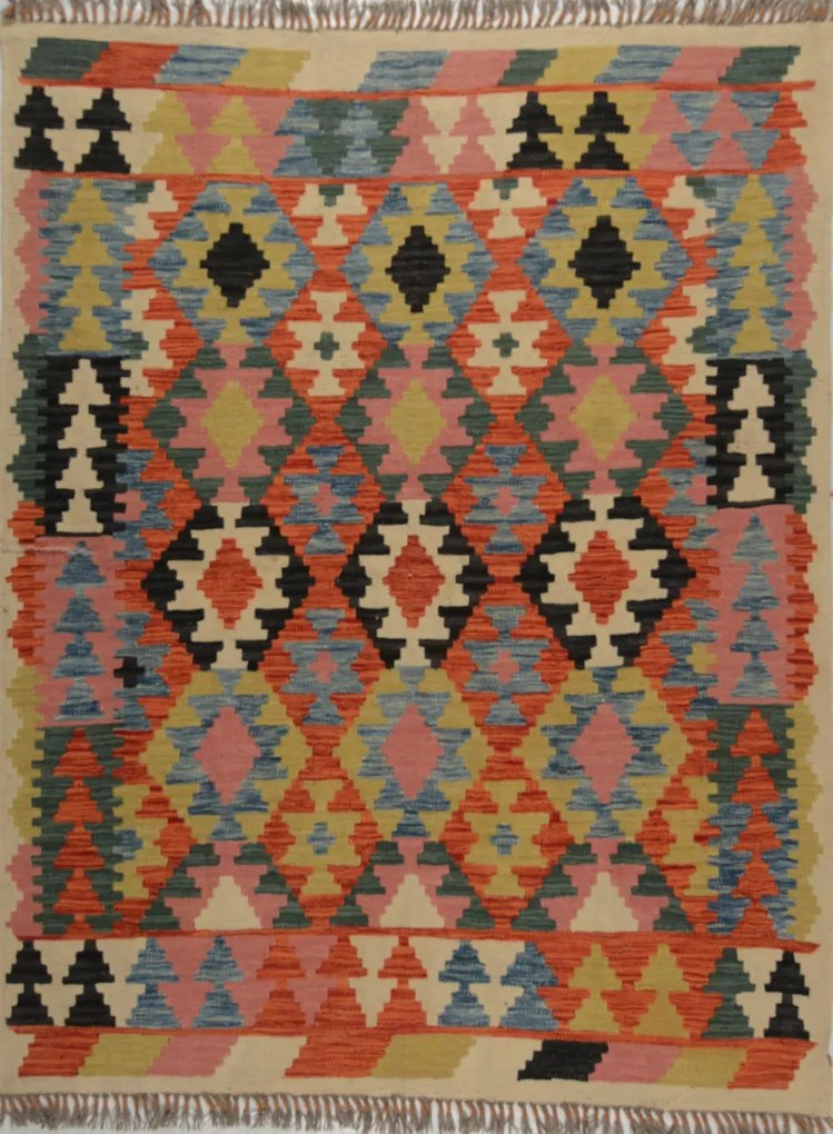 Kilim Tappeto orientale 190x150 (Afghanistan)