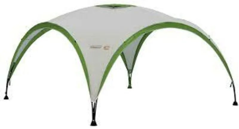 Tenda da Evento Coleman Pavillon Pro L, 365cm x 365cm, colore grigio chiaro/verde