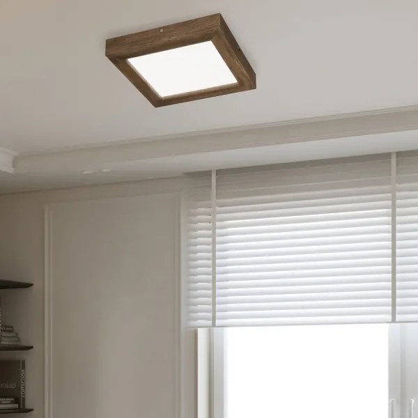 Brilagi-LED Lampada dimmerabile WOODY FRAME LED/24W/230V quercia 30x30 cm IP44 +