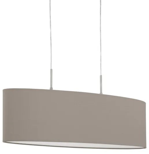 Eglo 31581 - Lampadario a sospensione con filo PASTERI 2xE27/60W/230V