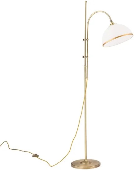 Vetro di ricambio per lampadario e lampada da terra OLD LAMP E27 diametro 30 cm bianco/oro