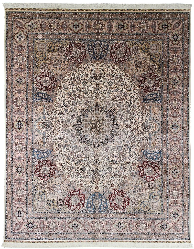 Ghom Tappeto orientale 310 x 250 (Cina) Annodato A Mano