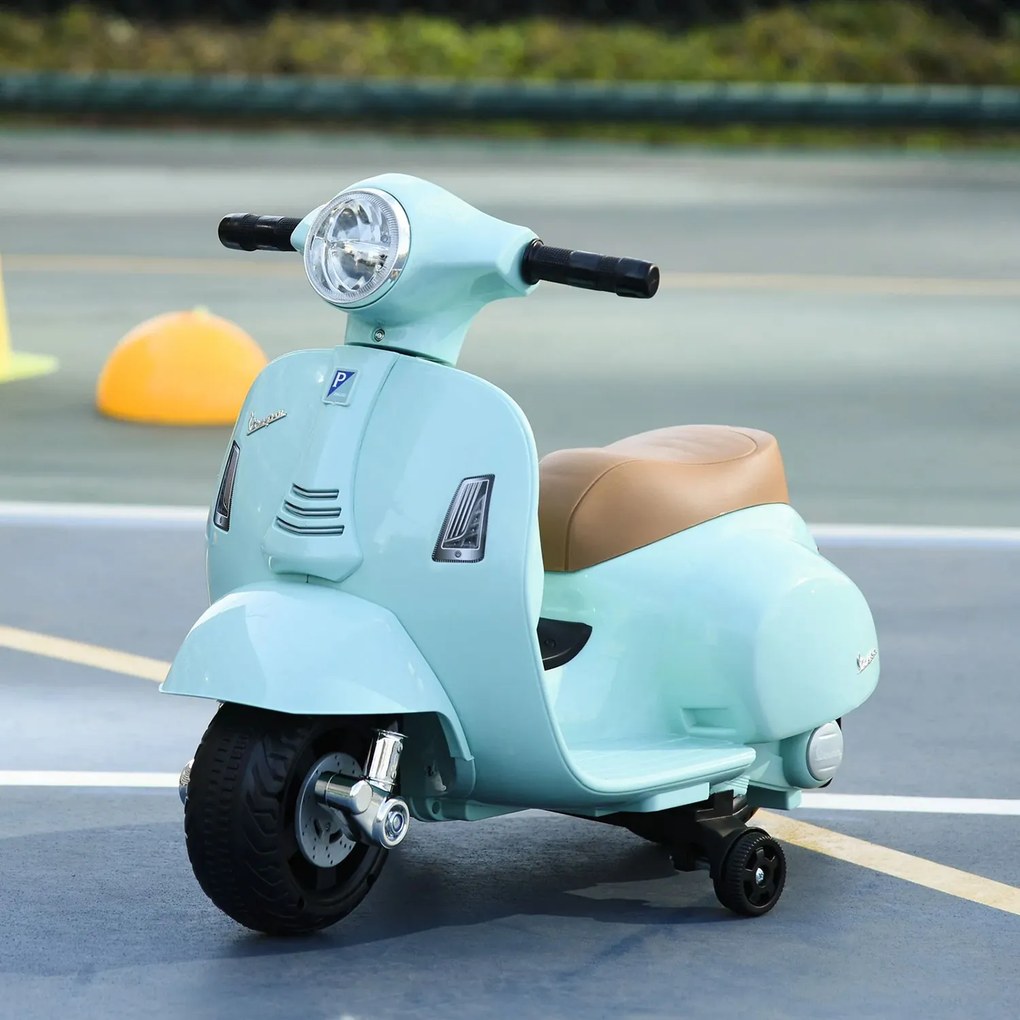 Scooter Elettrico per Bambini Licenza Ufficiale Piaggio Vespa Small 7,2V 2,5Ah Verde...