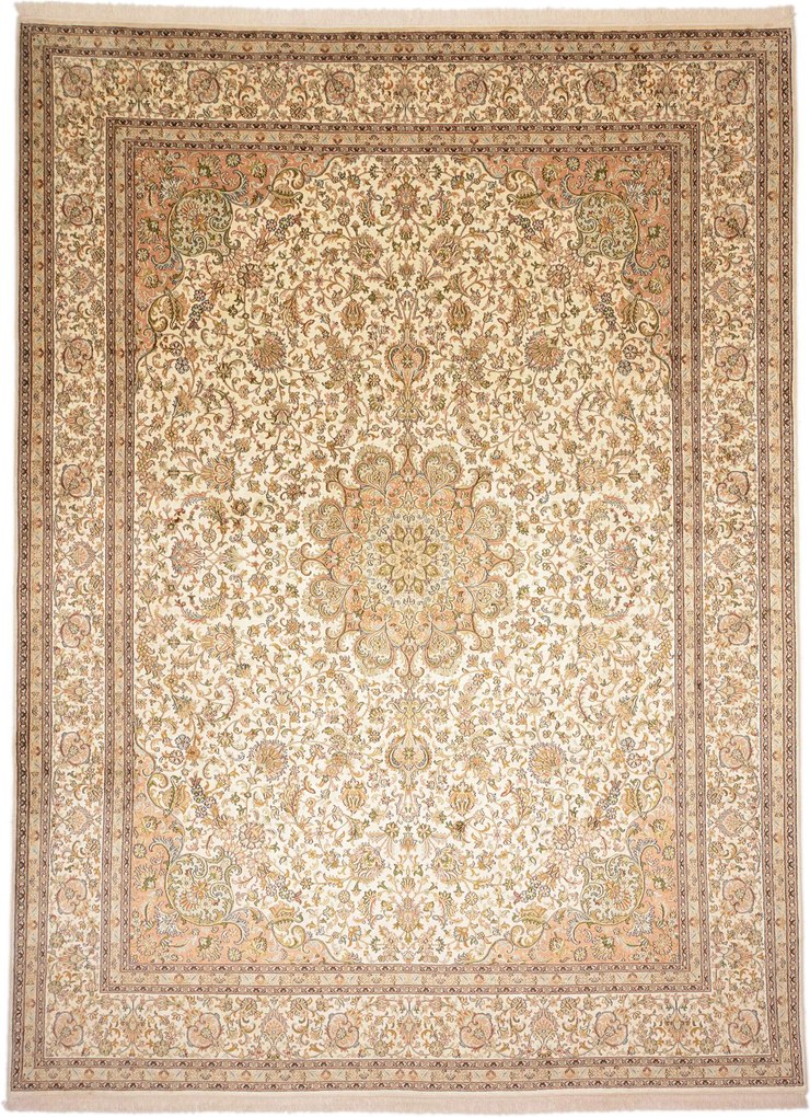 Cashmere Silk Tappeto 250 x 340 (Indian) Annodato A Mano