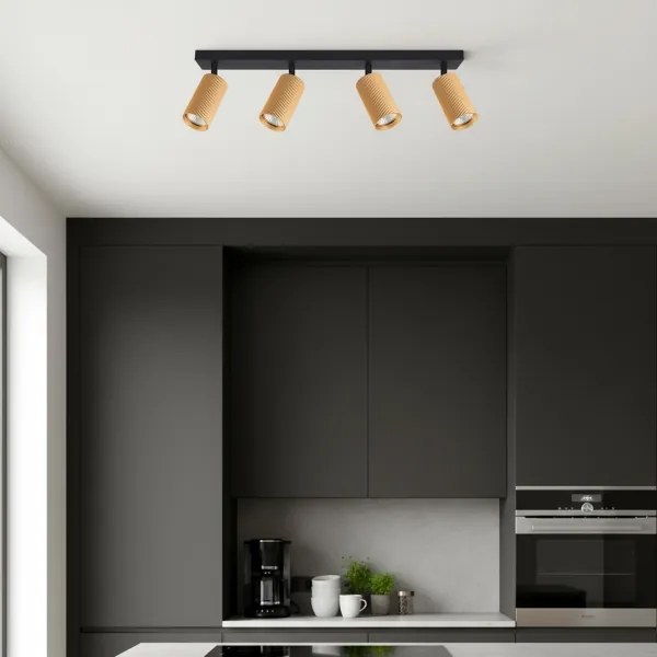 Brilagi - Faretti LED RGBW dimmerabili SELE MODERN 4xGU10/6,5W/230V Wi-Fi dorato