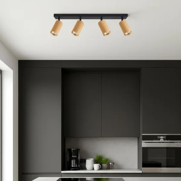 Brilagi - Faretto LED RGBW dimmerabile SELE MODERN 4xGU10/4,8W/230V dorato