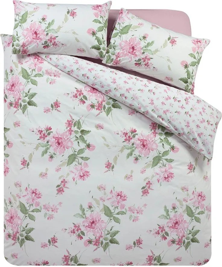 Set copripiumino e federa per letto matrimoniale 3 pezzi 200x200 cm Avebury Floral – Catherine Lansfield