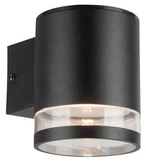Applique LED solare da esterno LED/1W/3,7V 3000K IP54 nero