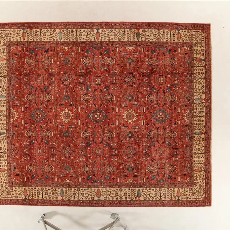 Passatoia Shabarghan M BENUTA in lana multicolore L 150 x L 90 cm