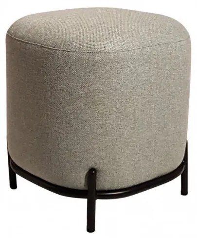 Pouf GIBILTERRA con tessuto grigio