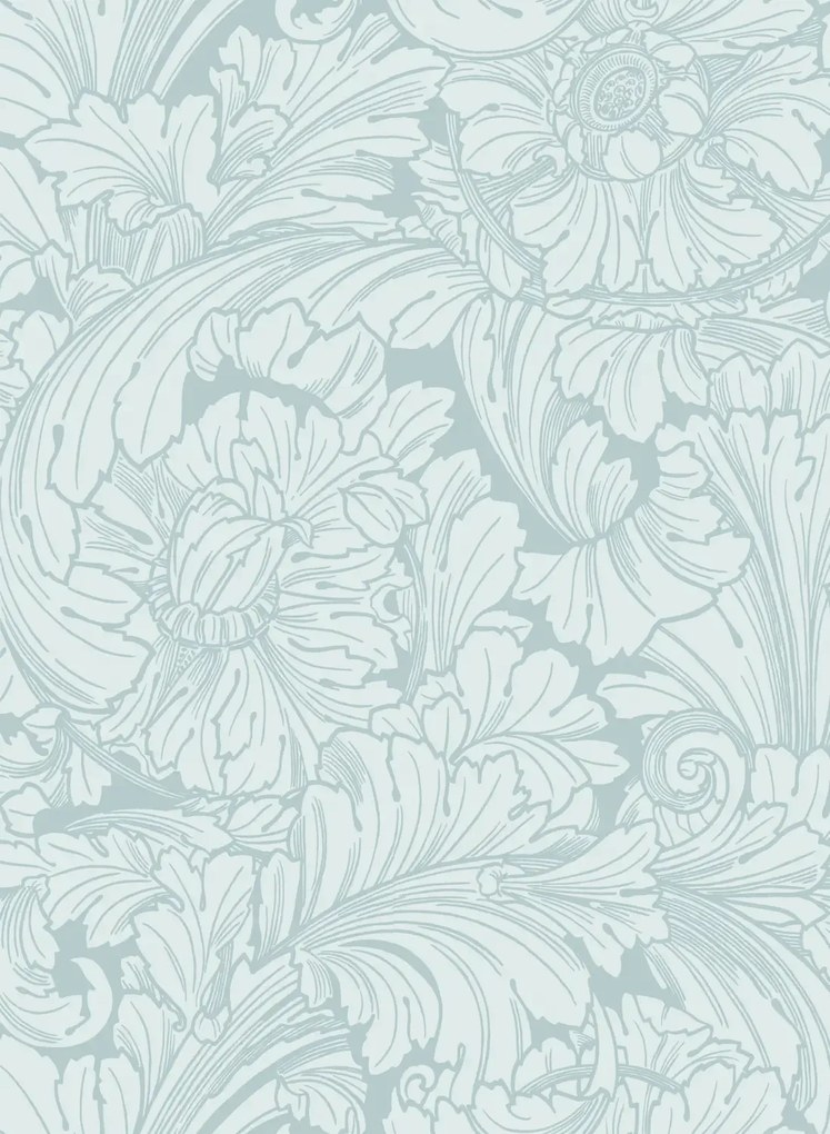 Cole & Son Carta da parati Acanthus - Print Room Blue