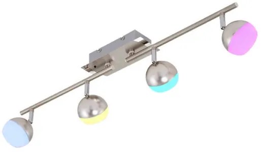 Briloner 2040-042 - LED RGB Lampada dimmerabile BAFFLE 4xLED/3,3W/230V + +TC