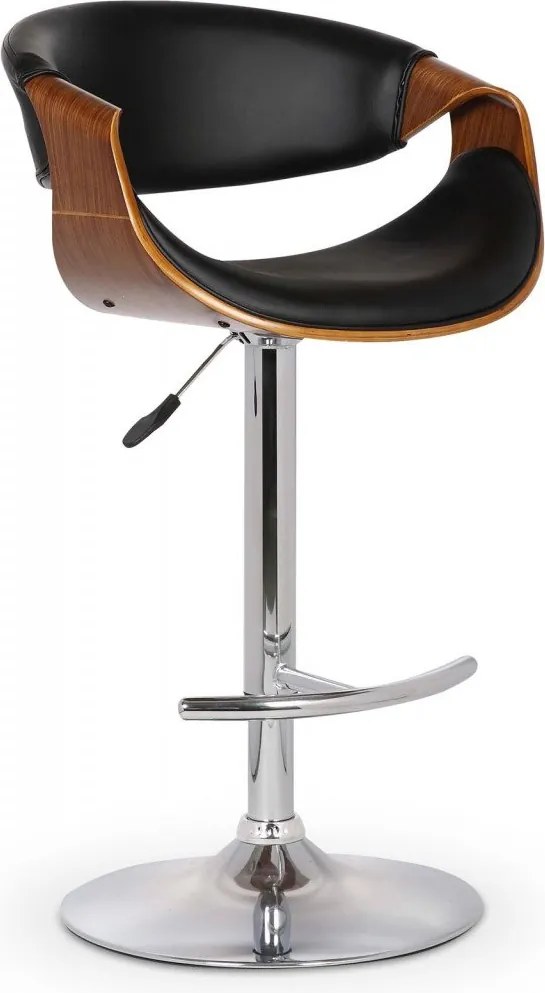 Sgabello da bar H-100 in nero