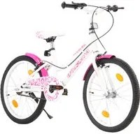 Bici per Bambini 20 pollici Rosa e Bianca 92186