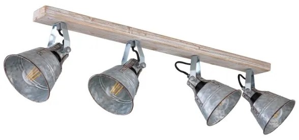 Globo 15366Z-4 - Faretto GÜNTHER 4xE27/60W/230V