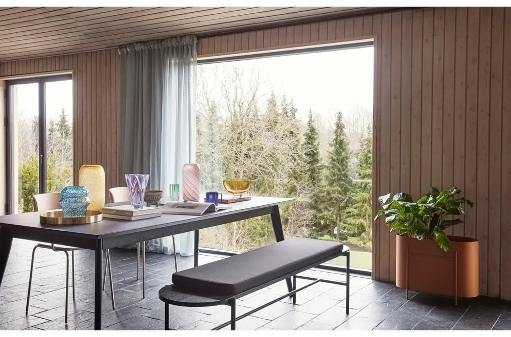 Vasi in vetro fatti a mano bianco/rosa in set di 2 pezzi Candy - Hübsch