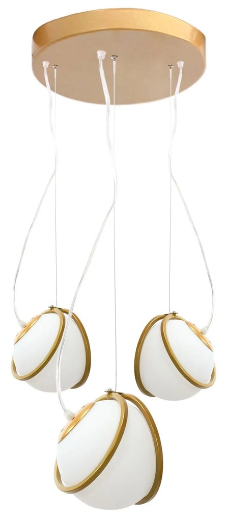 Lampada APP1090-3 CP GOLD WHITE