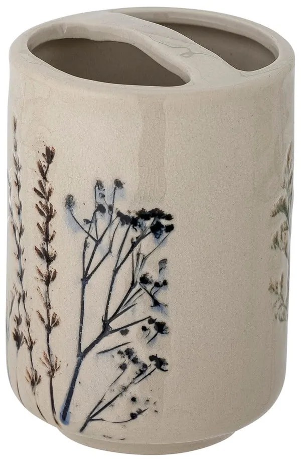 Set di accessori da bagno in gres crema Bea - Bloomingville
