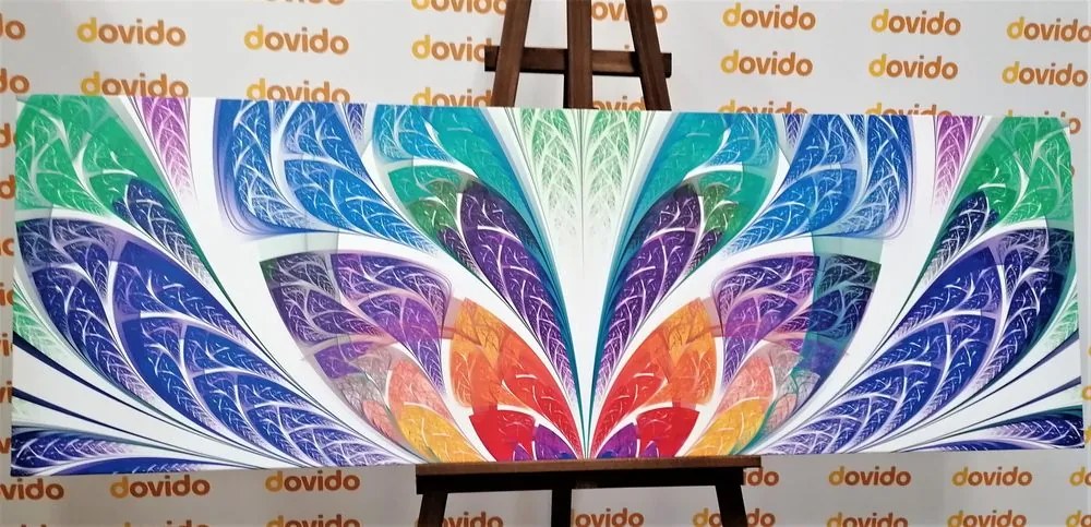 Stampa su tela – Astratto di vetro colorato