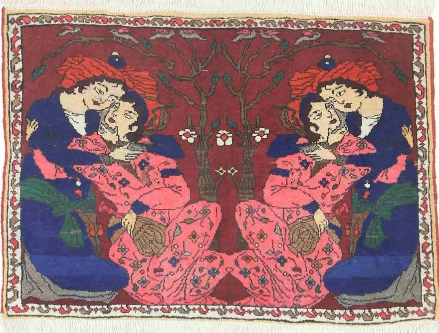 Sarouk Tappeto persiano 90 x 70 (Iran) Annodato A Mano