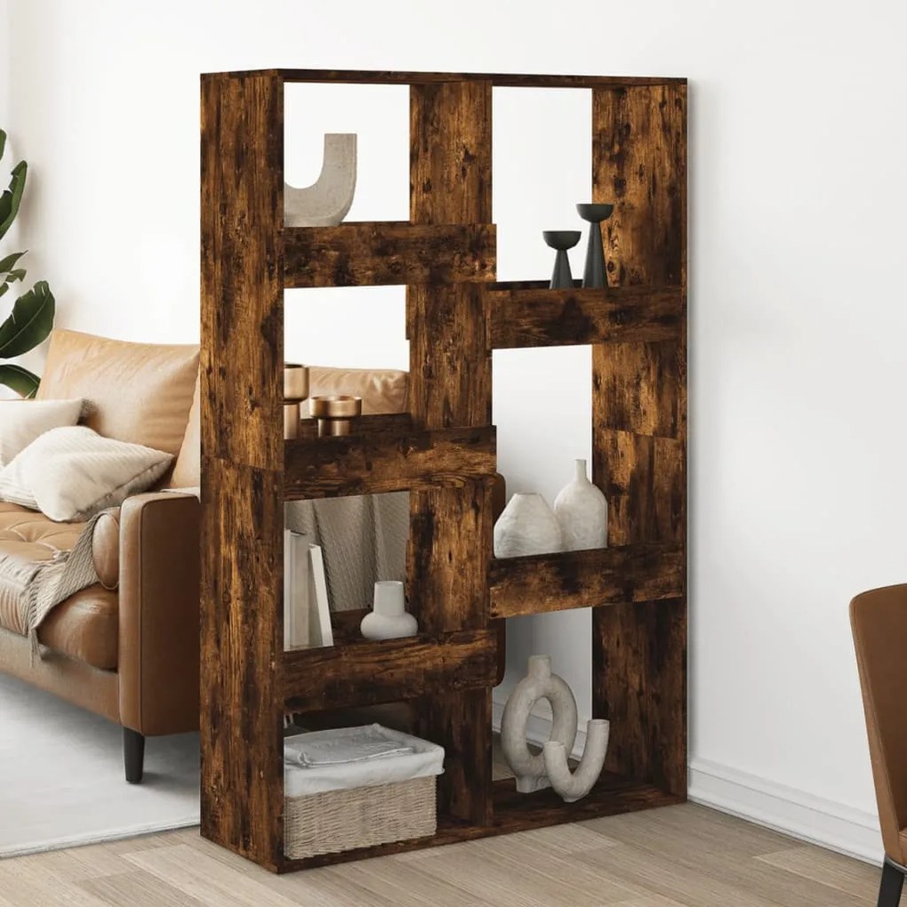 Divisorio Rovere Fumo 100x33x155,5 Cm İn Truciolato /