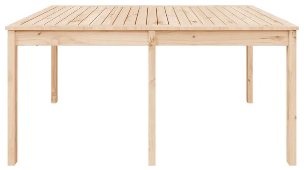 Tavolo da giardino 159,5x82,5x76 cm in legno massello di pino