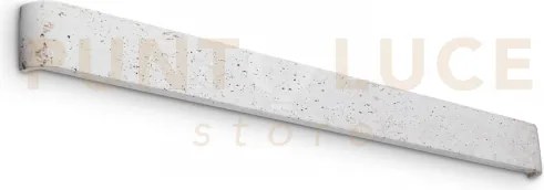 Delta applique biemissione led 37 w 4300 lm 3000 k cemento 110cm