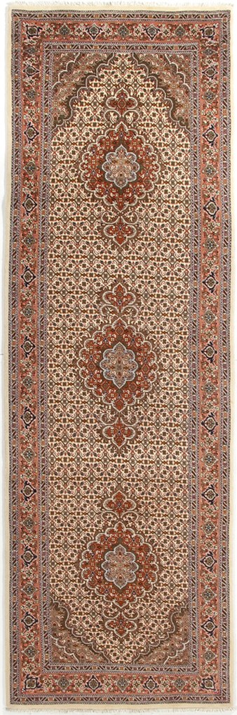 Tabriz Tappeto 310x90 (Iran) Annodato A Mano