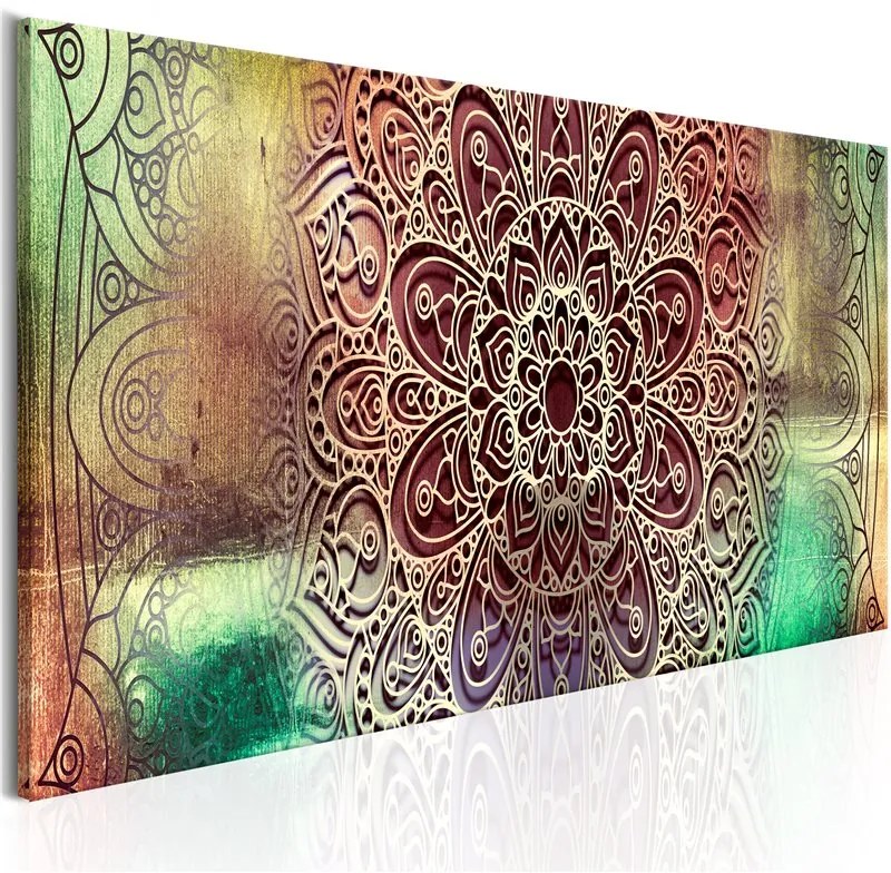 Quadro Colourful Mandala  Colore colorful, Dimensioni e Misure 135x45