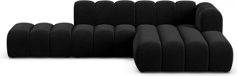 Divano angolare antracite ad angolo destro Lupine - Micadoni Home