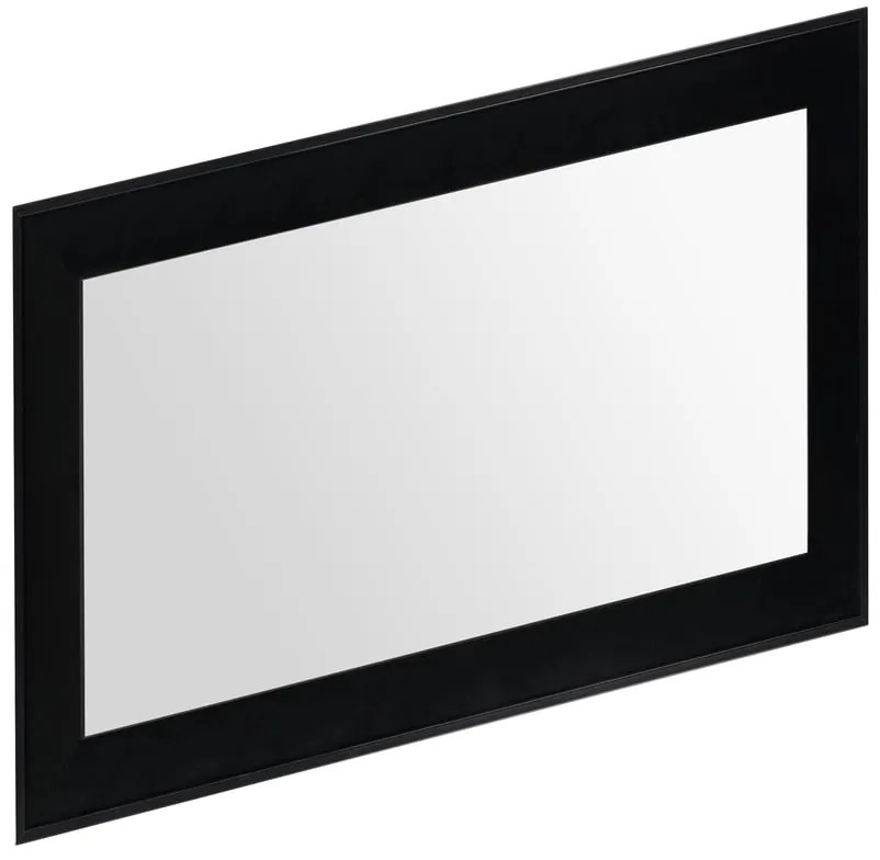 Anta per pensile basso DELINIA ID Samara con vetro L 60 x  H 38.4 cm nero opaco, effetto metallo