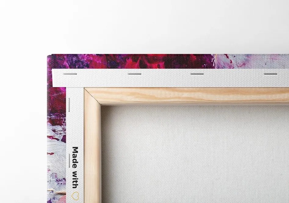 Quadro su tela – Texture viola