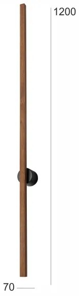 Brilagi - Applique a LED WOODY LINE LED/12W/230V 120 cm quercia ciliegio