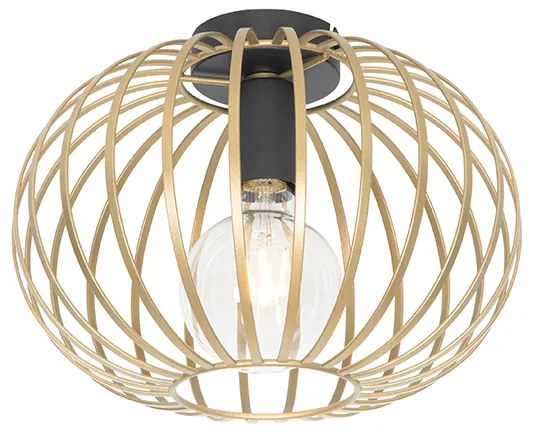 Lampada da soffitto di design color ottone 30 cm - Johanna