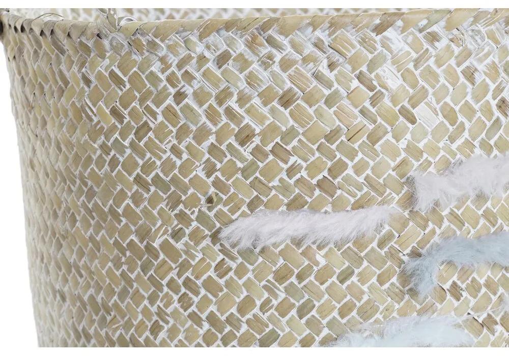 Set di Cestini DKD Home Decor Poliestere Fibra (33 x 33 x 24 cm)