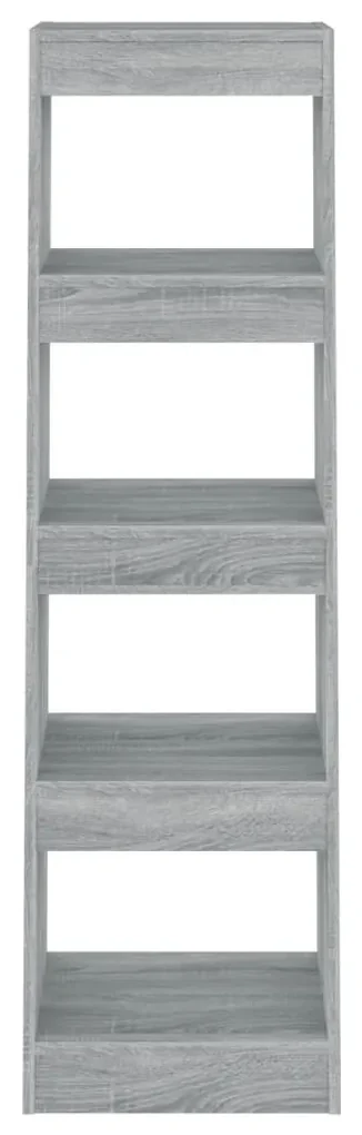 Libreria/divisorio grigio sonoma 40x30x135 cm