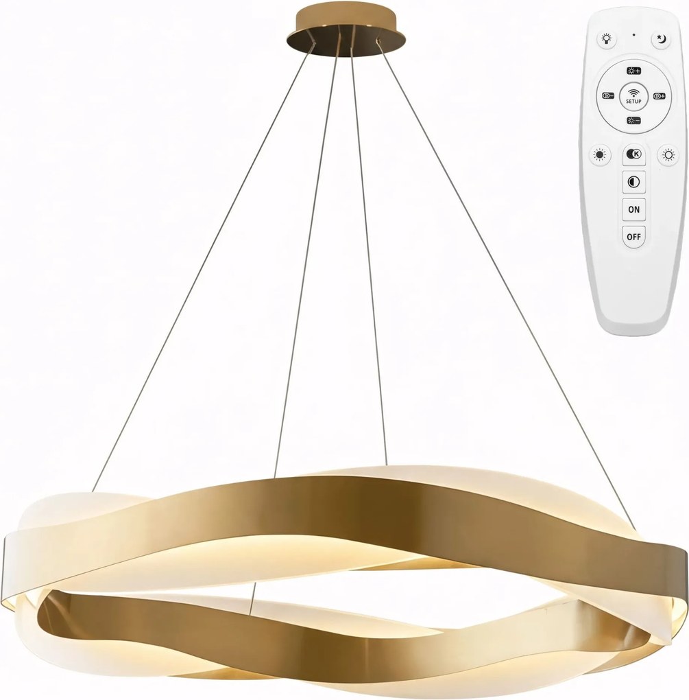 Lampada da soffitto LED APP1802-CP Brush Gold