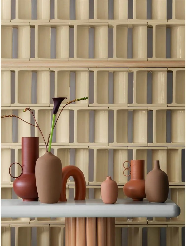 Vaso color terracotta in ceramica (altezza totale 12 cm) Kagetsu – Blomus