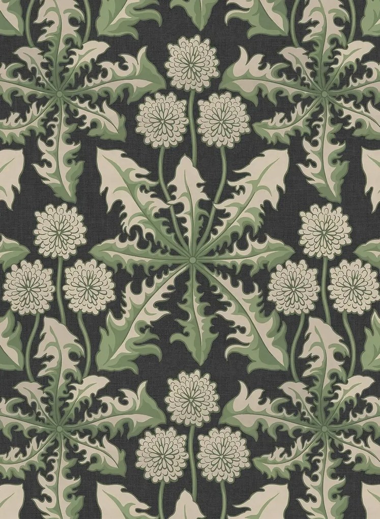 House of Hackney Carta da parati Taraxa - Noir
