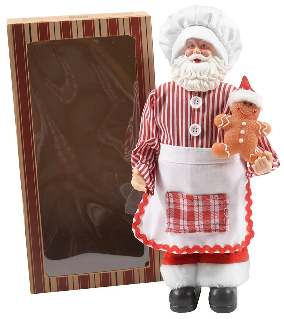 Babbo Natale pan di zenzero 30 cm