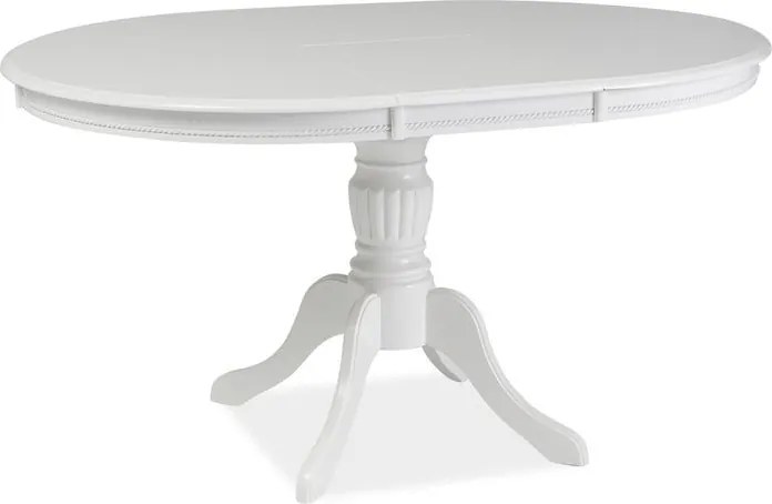 Tavolo Olivia allungabile bianco - L 106-141 x L 106 x H 76 cm