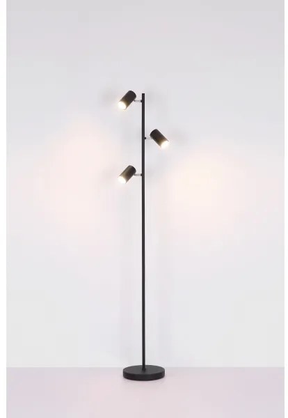 Globo 57910SB - Lampada con piedistallo ROBBY 3xGU10/5W/230V nero
