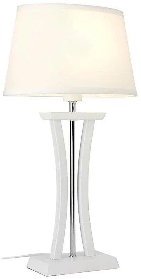 Cottex B2418V - Lampada da tavolo NEW CHELSEA 1xE14/40W/230V bianca
