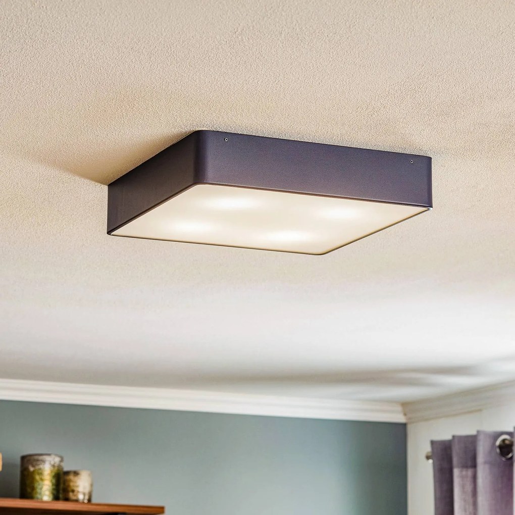 Plafoniera soffitto Oro Argon, dimmerabile, Alluminio / Grigio / Zincato, Soggiorno / Sala da pranzo, Metallo, Moderno, Plafoniera