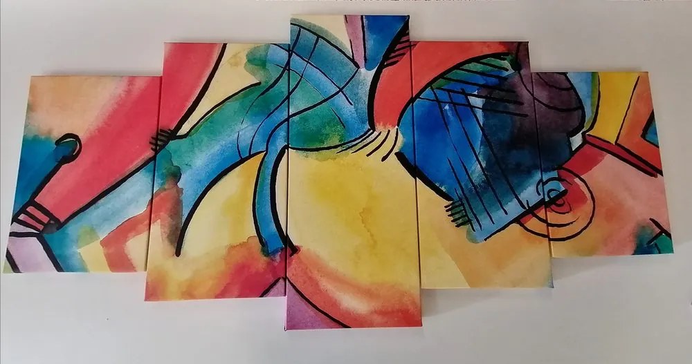 Quadri 5 pezzi – Arte astratta