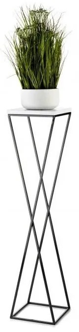 Portafiori LOFT 100x24 cm nero/bianco