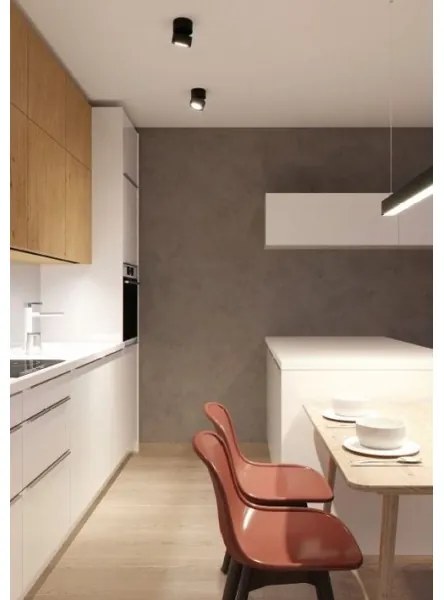 LED2 - Faretto LED KLIP ON LED/11W/230V nero